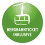 Bergbahnticket inklusive